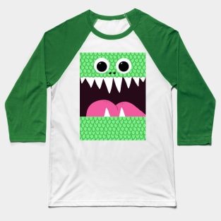 Monster Face Baseball T-Shirt